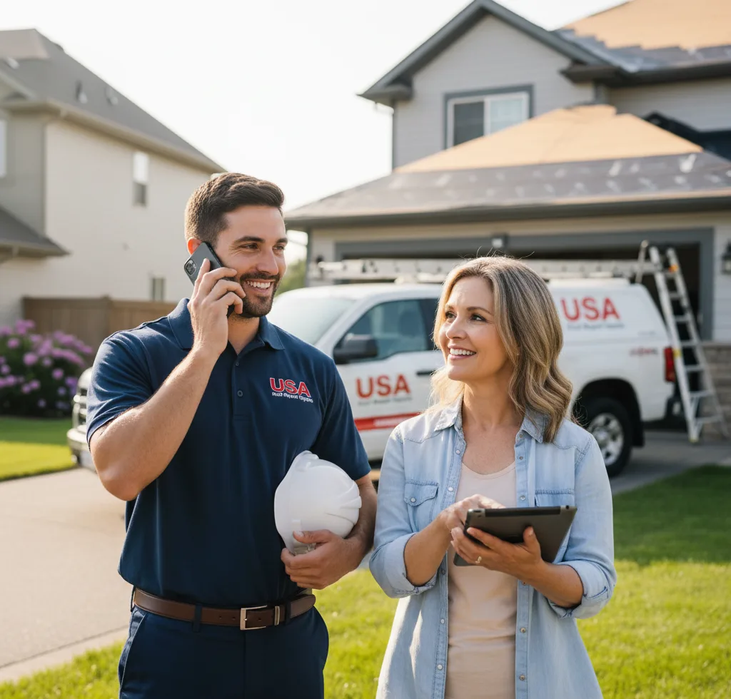 USA Roof Repair Experts customer support in Luttrell